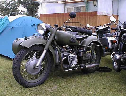 Мотоцикл МВ 750 полноприводный